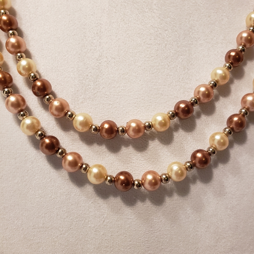 Vintage Faux Pearl Necklace
